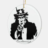 Uncle Sam Will Ihnen Thunder_Cove Keramik Ornament (Links)