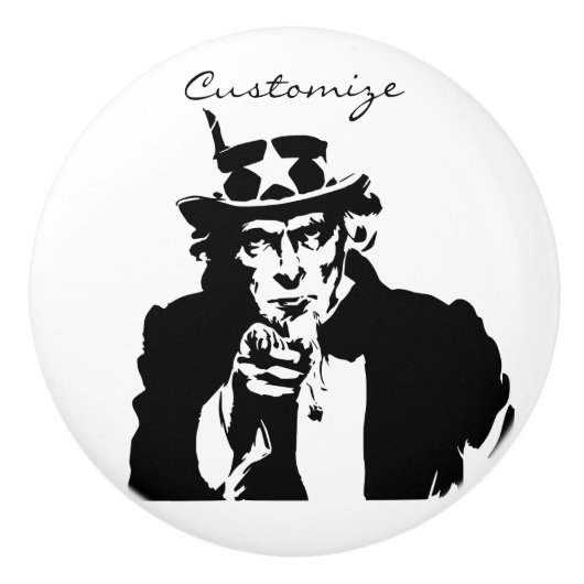 Uncle Sam Will Ihnen Thunder_Cove Keramikknauf (Vorderseite)