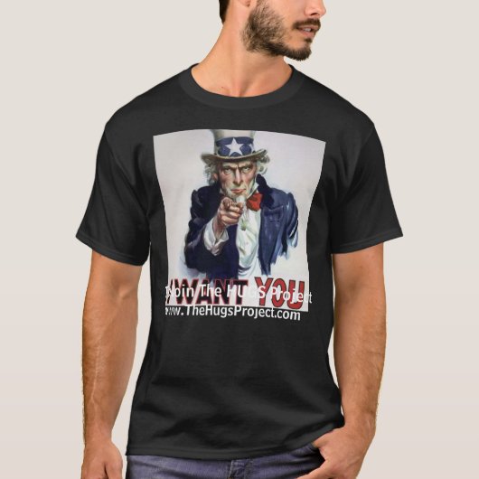 Uncle Sam Will Sie T-Shirt (Vorderseite)