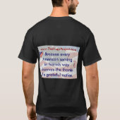 Uncle Sam Will Sie T-Shirt (Rückseite)