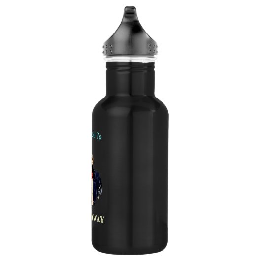 Uncle Sam Will Sie zu #WalkAway Edelstahlflasche (Rechts)