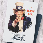 Uncle Sam Will Sie zum Trauzeuge Einladung<br><div class="desc">Nennen Sie Ihren Trauzeuge mit diesem militärischen Aufruf zum Action-Bericht für Trauzeuge Pflicht einladen. Lass Onkel,  mach den Ruf nach dir. Dieses Design besteht aus Aquarell Uncle Sam. Abrufbar unter: http://www.zazzle.com/store/whitepaperbirch</div>