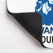 UNCLE SAM WOLLTE SIE,<YOUR TEXT> MOUSEPAD (Ecke)
