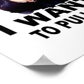 Uncle Sam WOLLTE YOU PULL my FINGER Poster (Ecke)