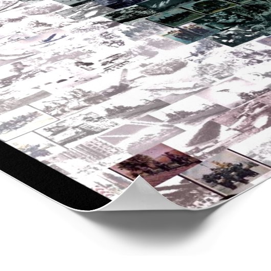 Uncle Sam WWII Montage Poster (Ecke)