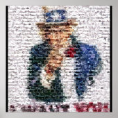 Uncle Sam WWII Montage Poster (Vorne)