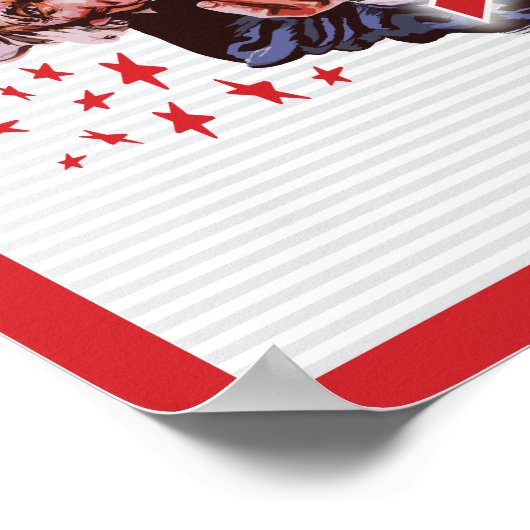 Uncle Sam 'You Belong Here' Poster (Ecke)