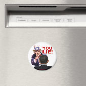 Uncle Sam You Lie Magnet (In Situ (Geschirrspüler))