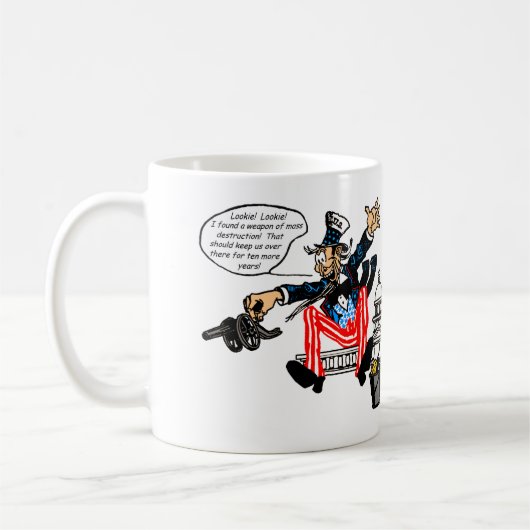 Uncle Sam, Zehn weitere Jahr-Tassen Kaffeetasse (Links)