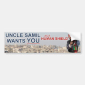 uncle samil wants you bumper sticker autoaufkleber (Vorne)
