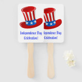 Uncle Sams Hat Fächer (Vorne und Hinten)