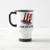 Uncle Sams Hut Reisebecher (Links)