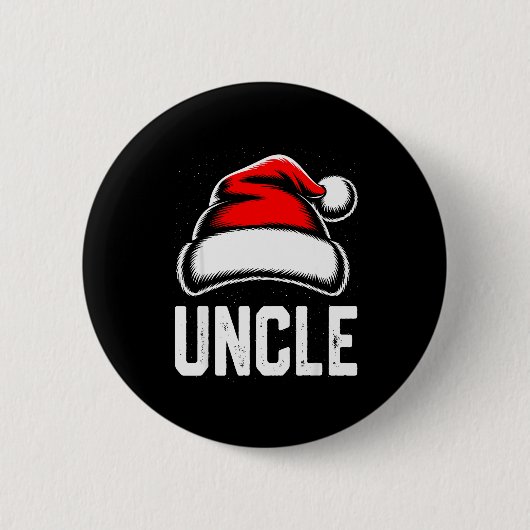 Uncle Santa Christmas Family Matching Pajamas Xmas Button (Vorderseite)