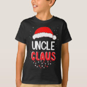 Uncle Santa Claus Christmas Matching Costume T-Shirt (Vorderseite)