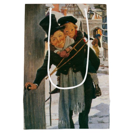 Uncle Scrooge Bag Mittlere Geschenktüte (Rückseite)