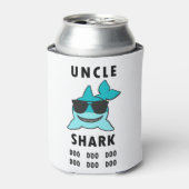UNCLE SHARK Doo Doo Doo Dosenkühler (Kanne Vorderseite)