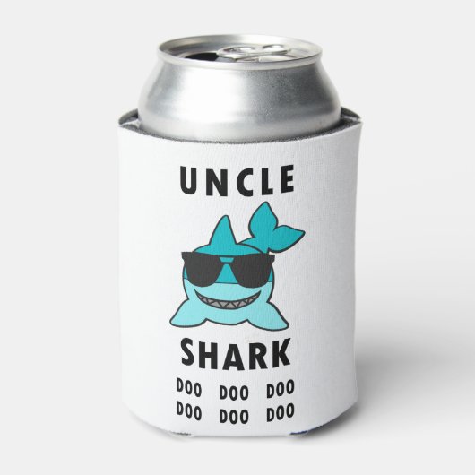UNCLE SHARK Doo Doo Doo Dosenkühler (Kanne Vorderseite)