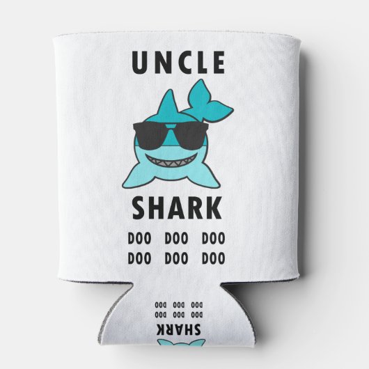 UNCLE SHARK Doo Doo Doo Dosenkühler (Rückseite)