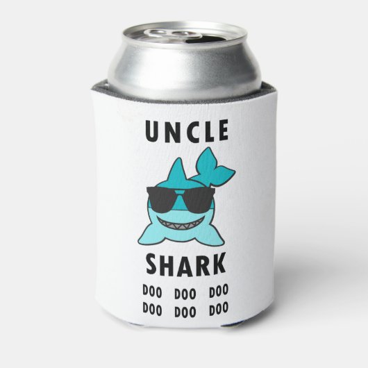 UNCLE SHARK Doo Doo Doo Dosenkühler (Kanne Rückseite)