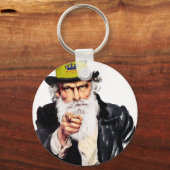 Uncle Shmuel Schlüsselanhänger (Vorderseite)