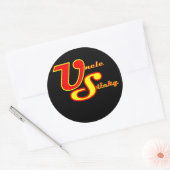 Uncle Sticky Round Aufkleber (Umschlag)