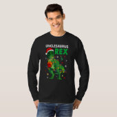 Uncle T Rex Christmas Dinosaur Unclesaurus Matchin T-Shirt (Vorne ganz)