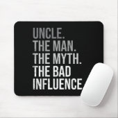 Uncle The Man The Myth The Legend Fun Best Funny U Mousepad (Mit Mouse)