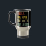 Uncle The Man The Myth The Legend Ohrs for Reisebecher<br><div class="desc">Uncle The Man The Myth The Legend Ohrs for Uncles Gift. Perfect gift for your dad,  mom,  dad,  men,  women,  friend and family members on Thanksgiving Day,  Christmas Day,  Mothers Day,  Fathers Day,  4th of July,  1776 Independent Day,  Veterans Day,  Halloween Day,  Patrick's Day</div>