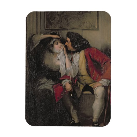 Uncle Toby und Widow Wadman Magnet (Vertikal)