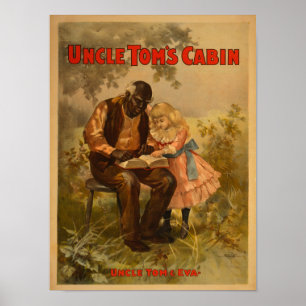 Uncle Tom Kabinen-schwarzer Mann-u. Poster