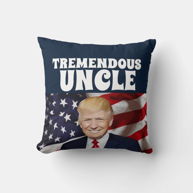 UNCLE TRUMP THROW PILLOWS KISSEN (Vorderseite)