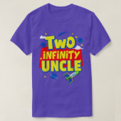 Uncle Two Infinity and beyond Birthday Decorations T-Shirt (Design vorne)