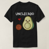 Unclecado Onkel Avocado Pregnancy Ankündigung Avo T-Shirt (Design vorne)