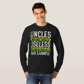 Uncles Bad beispiels Funny Onkel Design T-Shirt (Vorne ganz)