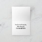 **UNCLE'S BIRTHDAY" CARD KARTE (Innenseite)