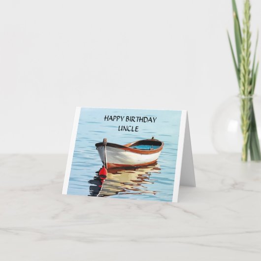 **UNCLE'S BIRTHDAY" CARD KARTE (Vorderseite)