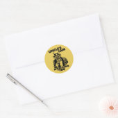 Uncle's Cam is Watching You Runder Aufkleber (Umschlag)