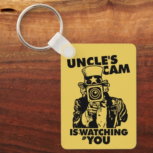 Uncle's Cam is Watching You Schlüsselanhänger (Vorderseite)