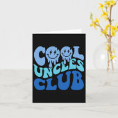 Uncles Club Best Uncle Ever Funny Vaters Day Pock Karte (Gelbe Blume)