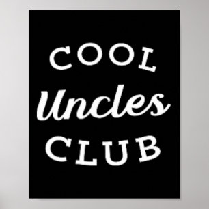 Uncles Club Best Uncle Ever Funny Vathday New Poster