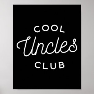 Uncles Club Vater Daddy Vatervater Day Poster