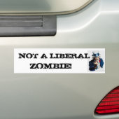 UNCLESAM1, NICHT EIN LIBERALER , ZOMBIE! AUTOAUFKLEBER (Auf Auto)