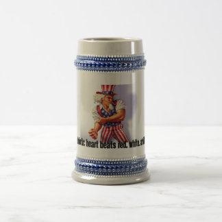 UncleSam_normal, mein patriotisches Bierglas