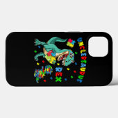 Unclesaurus Autism Awareness Onkel Dinosaur Puzzle Case-Mate iPhone Hülle (Rückseite (Horizontal))