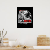 Unclesaurus Dinosaur Uncle Saurus Poster (Küche)