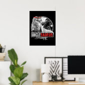 Unclesaurus Dinosaur Uncle Saurus Poster (Heimbüro)