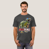 Unclesaurus Rex Beer T Rex Dinosaur Fun Uncle T-Shirt (Vorne ganz)