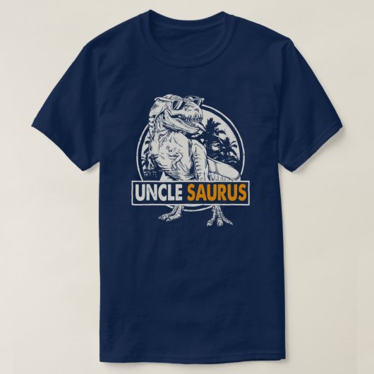 Unclesaurus T rex Dinosaur Men Uncle Saurus T-Shirt (Design vorne)