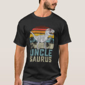 Unclesaurus T Rex Dinosaur Oncle Saurus Familie T-Shirt (Vorderseite)