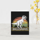 Unclesaurus T Rex Dinosaur Onkel Saurus Matching F Karte (Gelbe Blume)